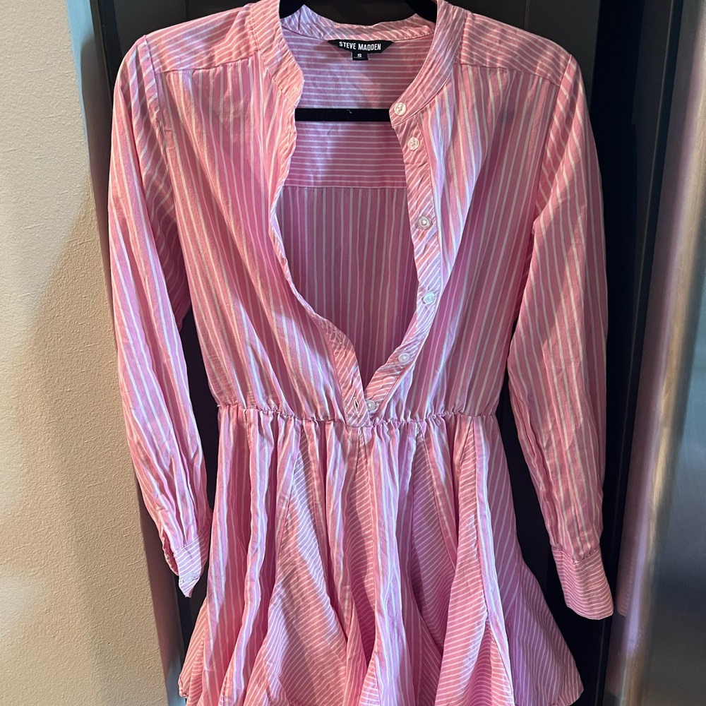 Button Up Mini Dress